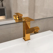 Robinet de lavabo VIDAXL avec fonction d'aigle 157x172 mm en or -coloré - afbeelding 1
