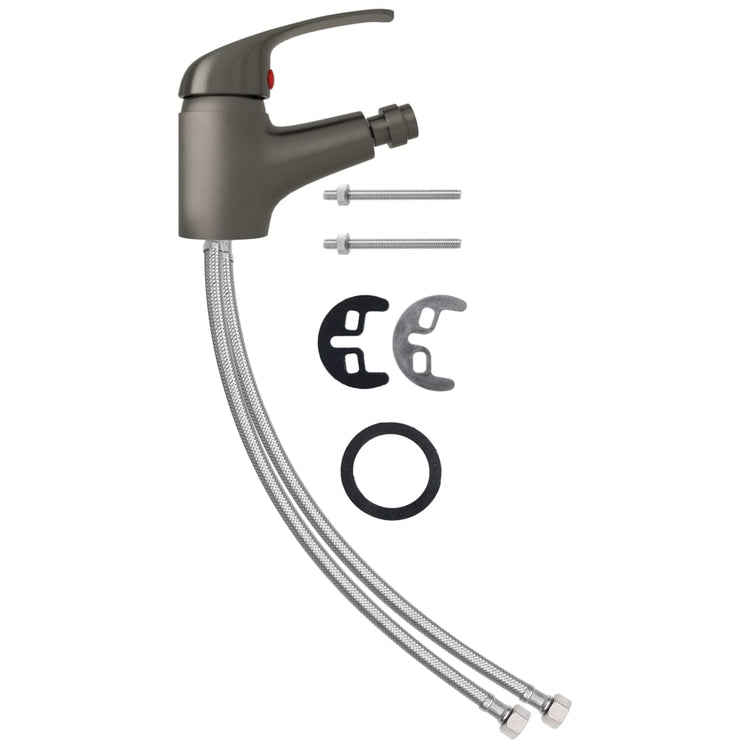 Vidaxl Bidet Valve 13x12 cm Gray