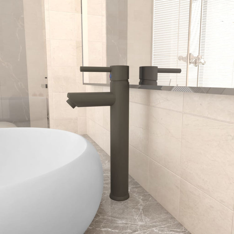 Vidaxx mitigeur de salle de bain 12x30 cm gris