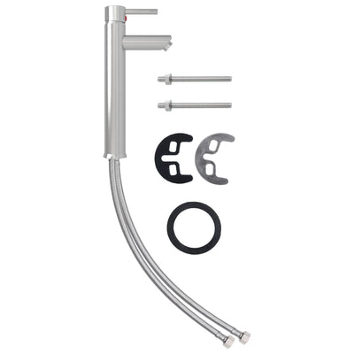 Vidaxx mitigeur de salle de bain 12x30 cm argenté