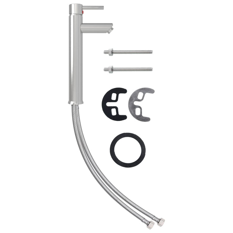 Vidaxx mitigeur de salle de bain 12x30 cm argenté