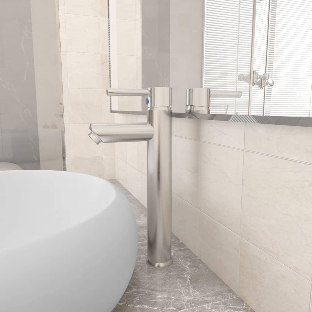 Vidaxx mitigeur de salle de bain 12x30 cm argenté