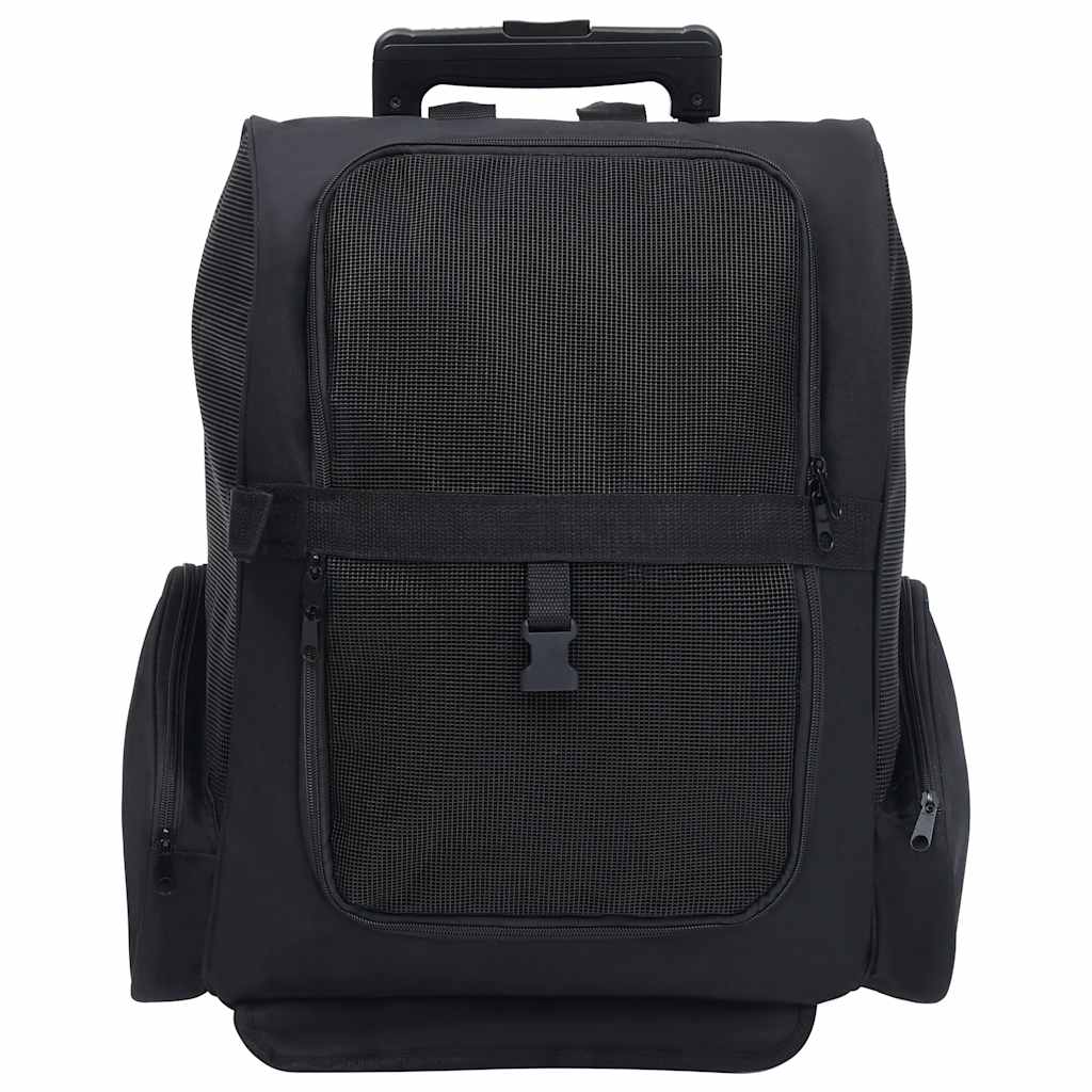 Vidaxl Pet rolley pliable noir