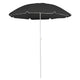 Vidaxl parasol avec poteau en acier 180 cm anthracite -colored