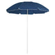 Vidaxl parasol avec mât en acier 180 cm bleu