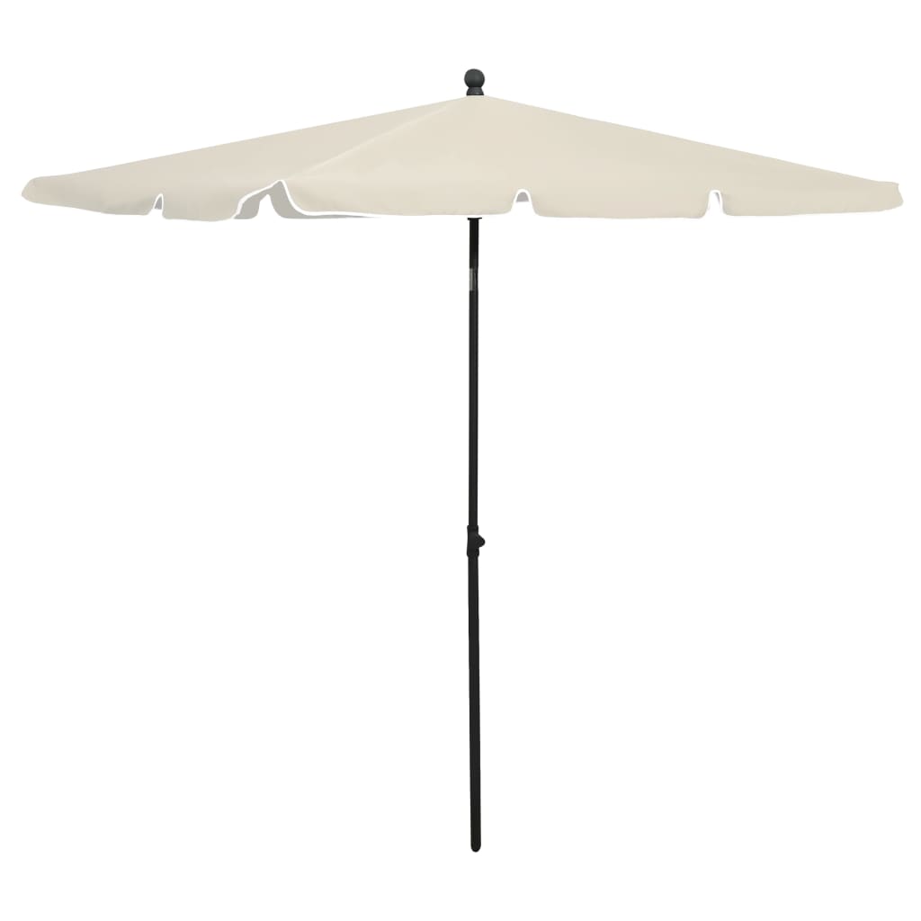 Vidaxl parasol avec poteau 210x140 cm -colored