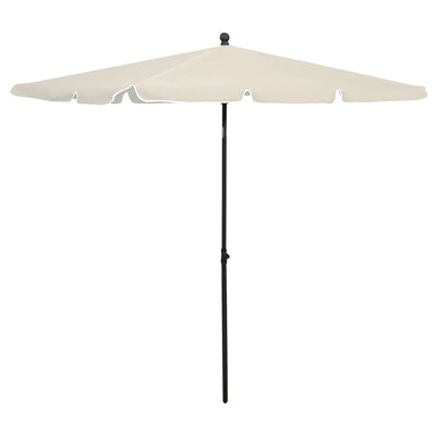 Vidaxl parasol avec poteau 210x140 cm -colored