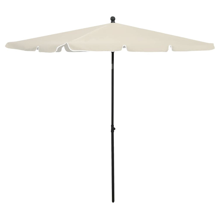 Vidaxl parasol avec poteau 210x140 cm -colored