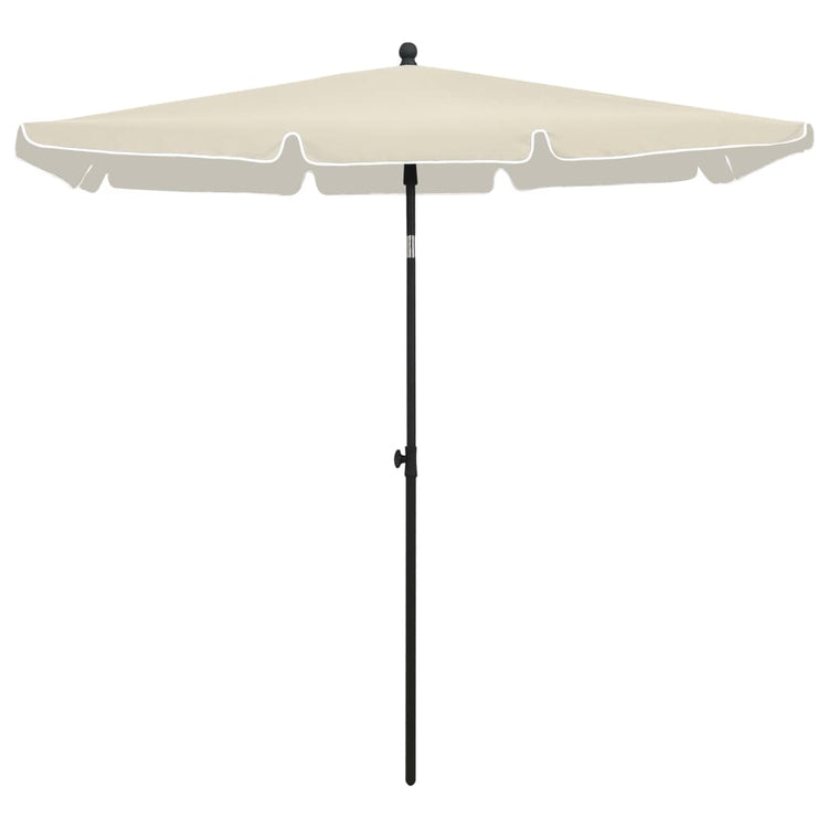Vidaxl parasol avec poteau 210x140 cm -colored
