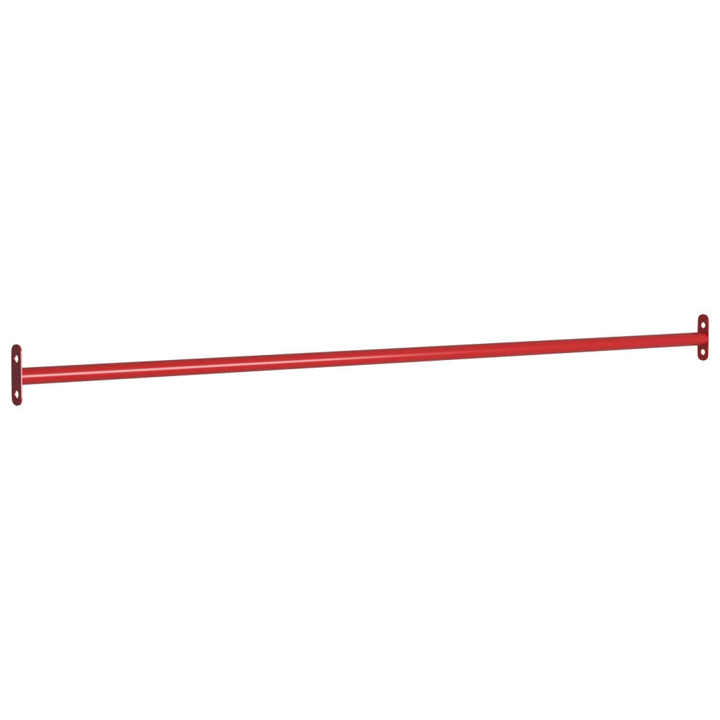 Vidaxl rekstat 125 cm en acier rouge