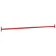 Vidaxl rekstat 125 cm en acier rouge