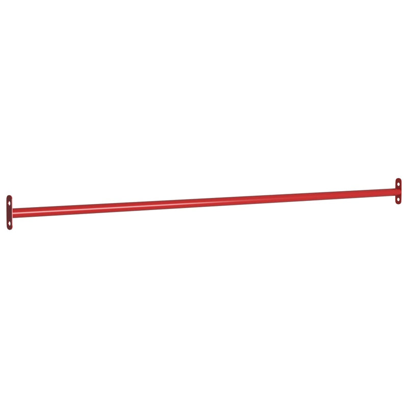 Vidaxl rekstat 125 cm en acier rouge