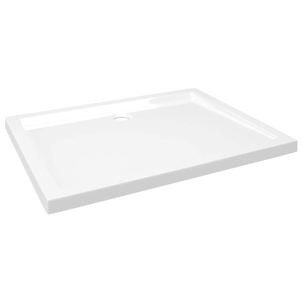 Bac de douche vidaxl rectangulaire 80x100 cm Abs