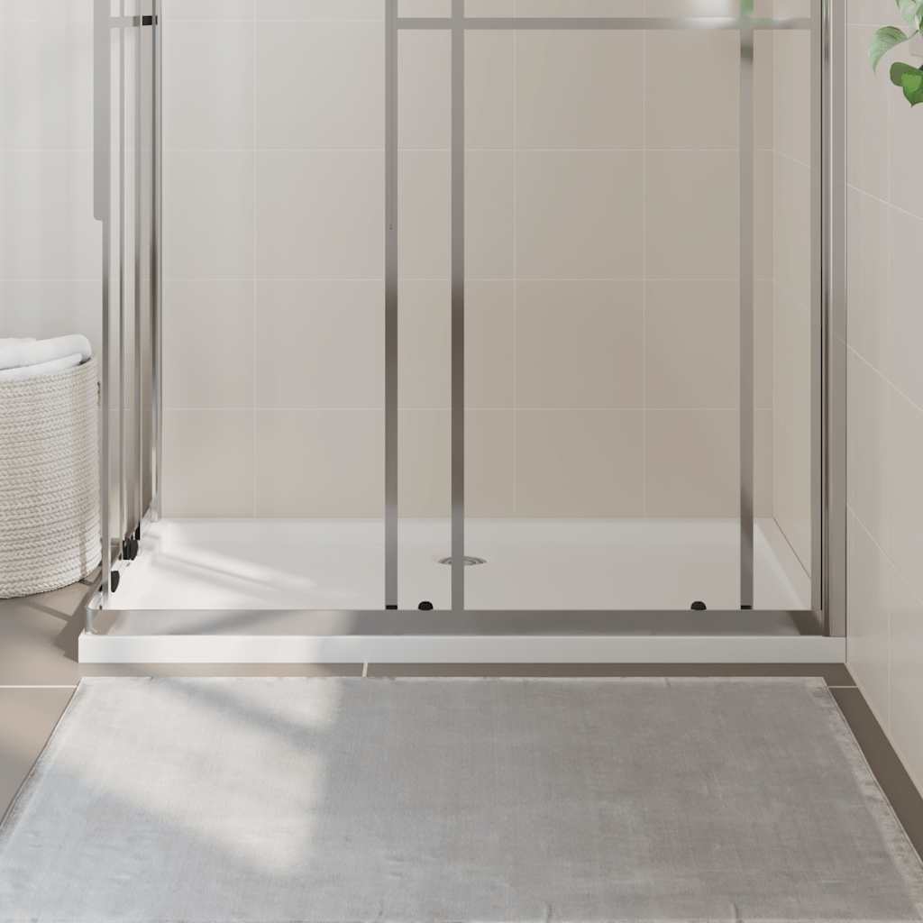 Bac de douche vidaxl rectangulaire 70x120 cm blanc