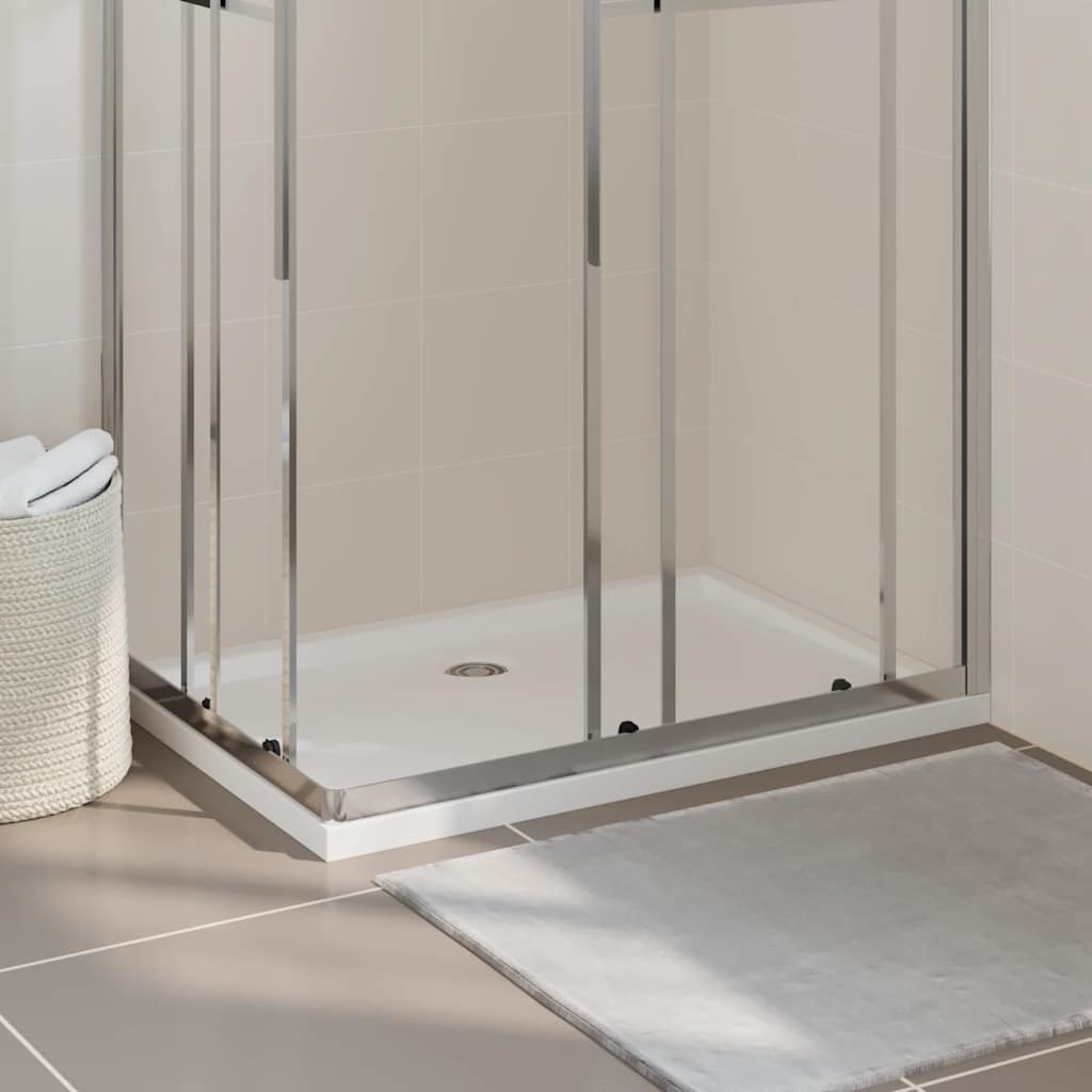 Bac de douche vidaxl rectangulaire 70x100 cm blanc