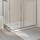 Bac de douche vidaxl rectangulaire 80x110 cm blanc
