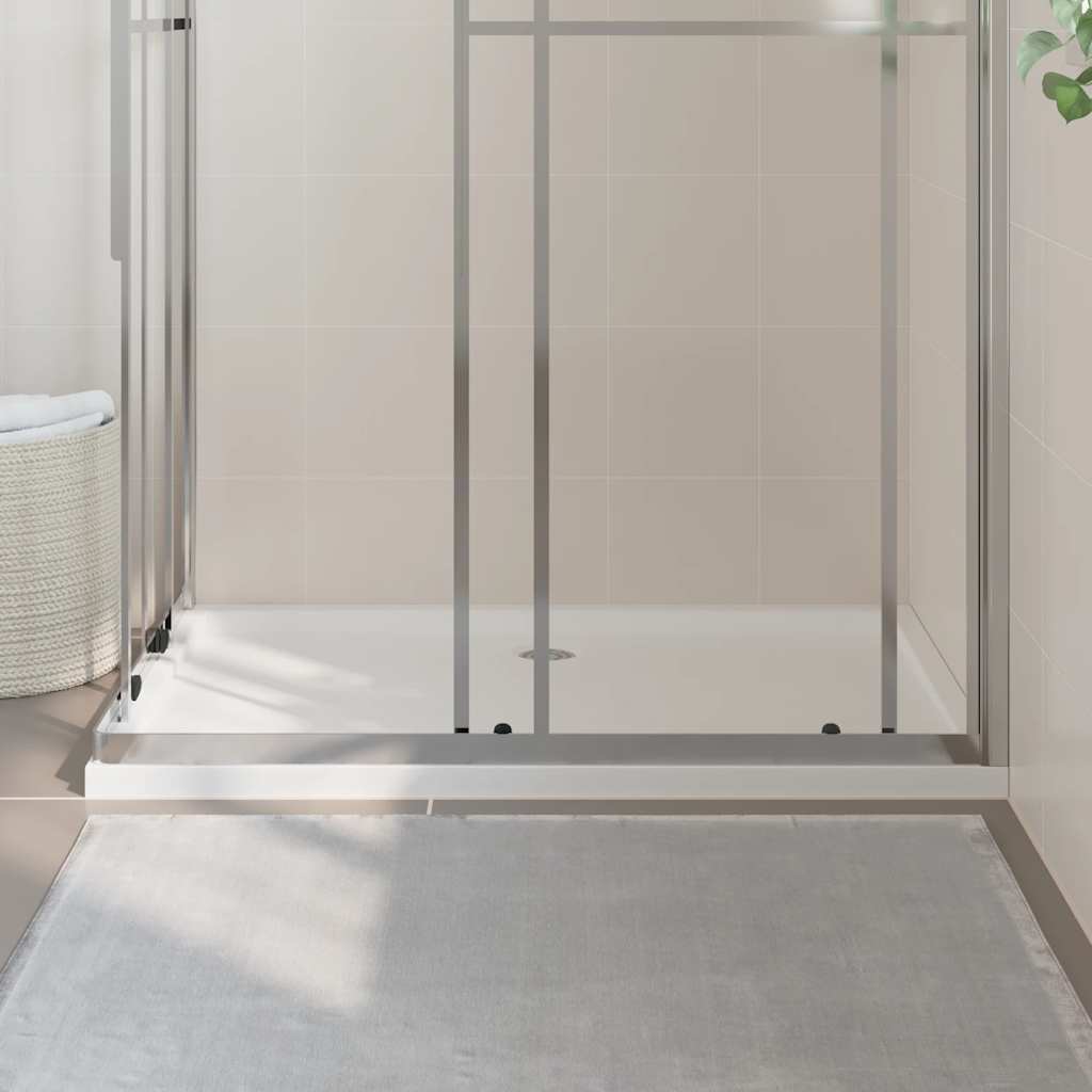 Bac de douche vidaxl rectangulaire 80x120 cm blanc