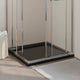 Vidaxl Shower Tray Square 90x90 cm noir