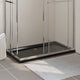 Bac de douche vidaxl rectangulaire 70x120 cm noir