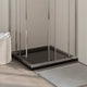 Vidaxl Shower Tray Square 80x80 cm noir