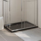 Bac de douche vidaxl rectangulaire 80x120 cm noir