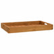 Bac vidaxl 60x35 cm teck solide