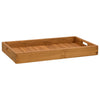 Bac vidaxl 60x35 cm teck solide
