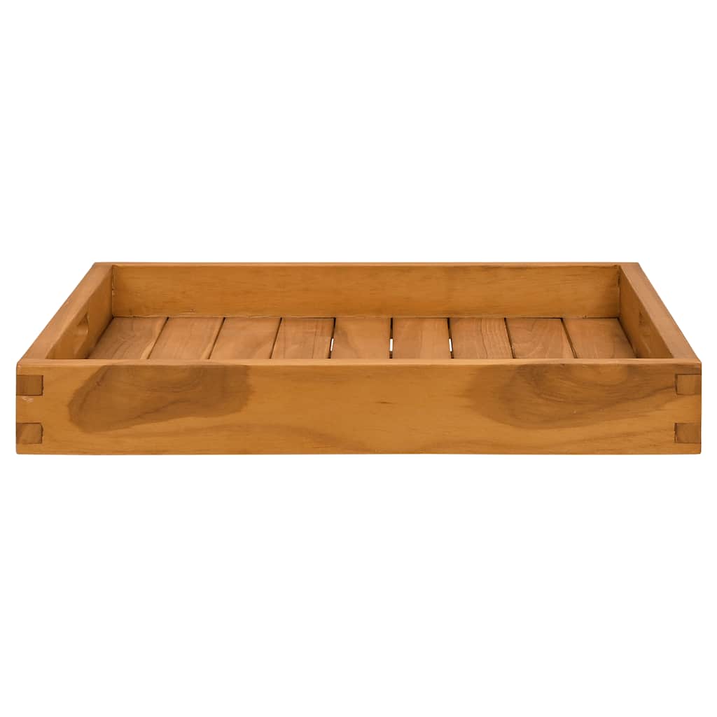 Bac vidaxl 50x50 cm teck solide