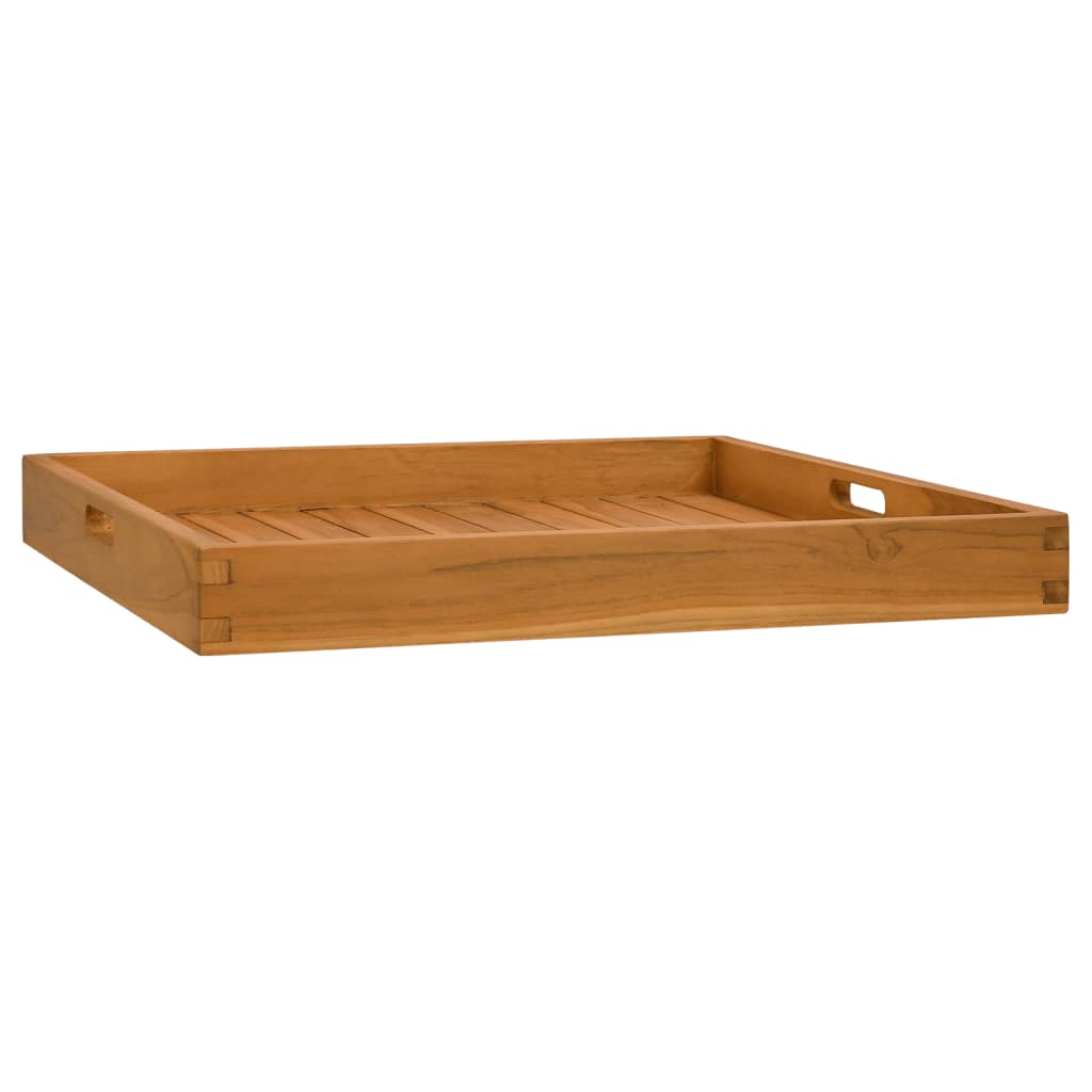 Bac vidaxl 60x60 cm teck solide