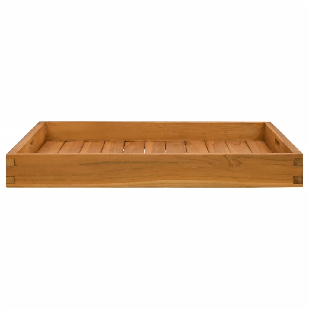 Bac vidaxl 60x60 cm teck solide