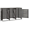 Stockage de conteneurs vidaxl triple 210x75x121 cm Pine Pine Wood