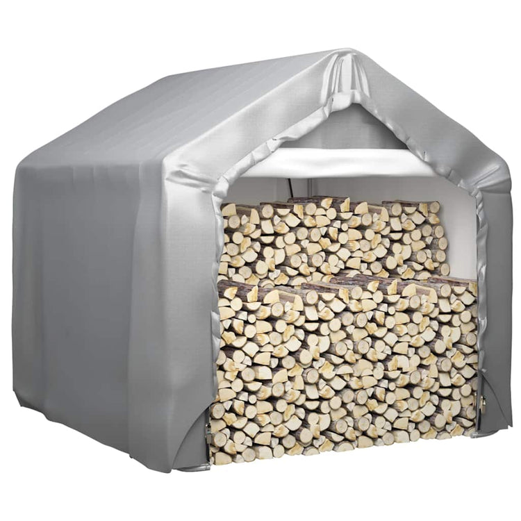 Tente de stockage Vidaxl 180x180 cm Gray en acier galvanisé