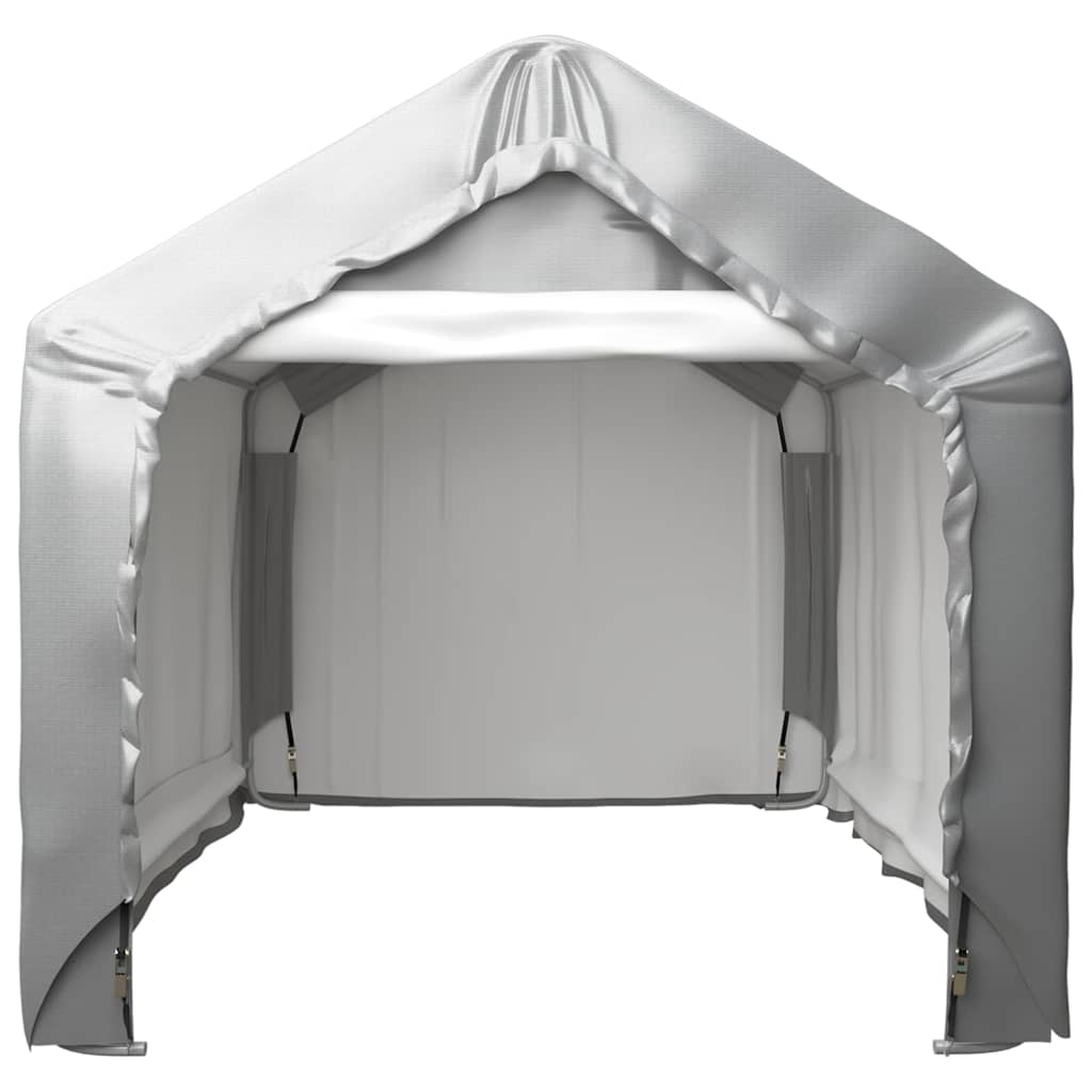 Tente de stockage Vidaxl 180x180 cm Gray en acier galvanisé