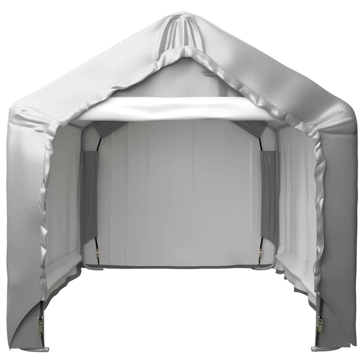 Tente de stockage Vidaxl 180x180 cm Gray en acier galvanisé