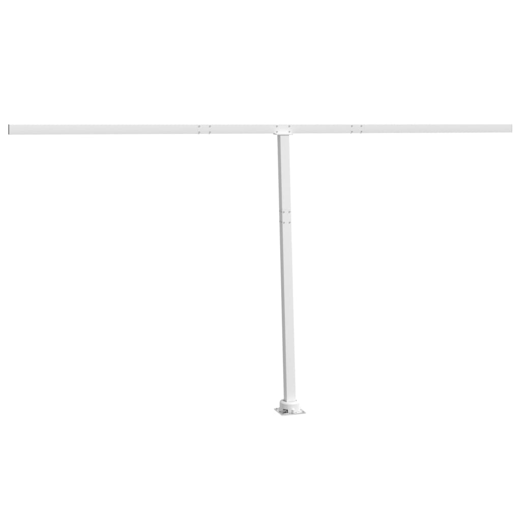 Ensemble de poteaux Vidaxl Laifel 450x245 cm blanc