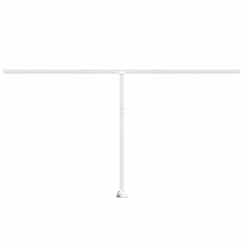 Ensemble de poteaux Vidaxl Laifel 450x245 cm blanc