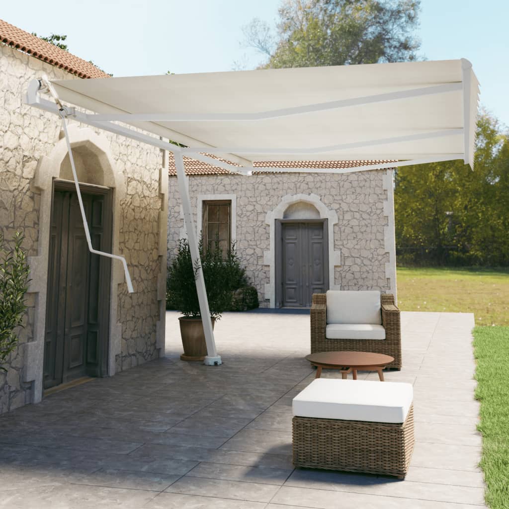 Vidaxl Laifel Polet Set 600x245 cm de fer blanc