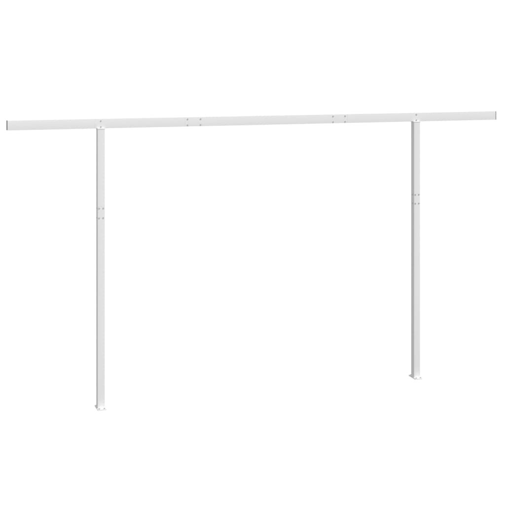 Ensemble de poteaux Vidaxl Laifel 450x245 cm blanc