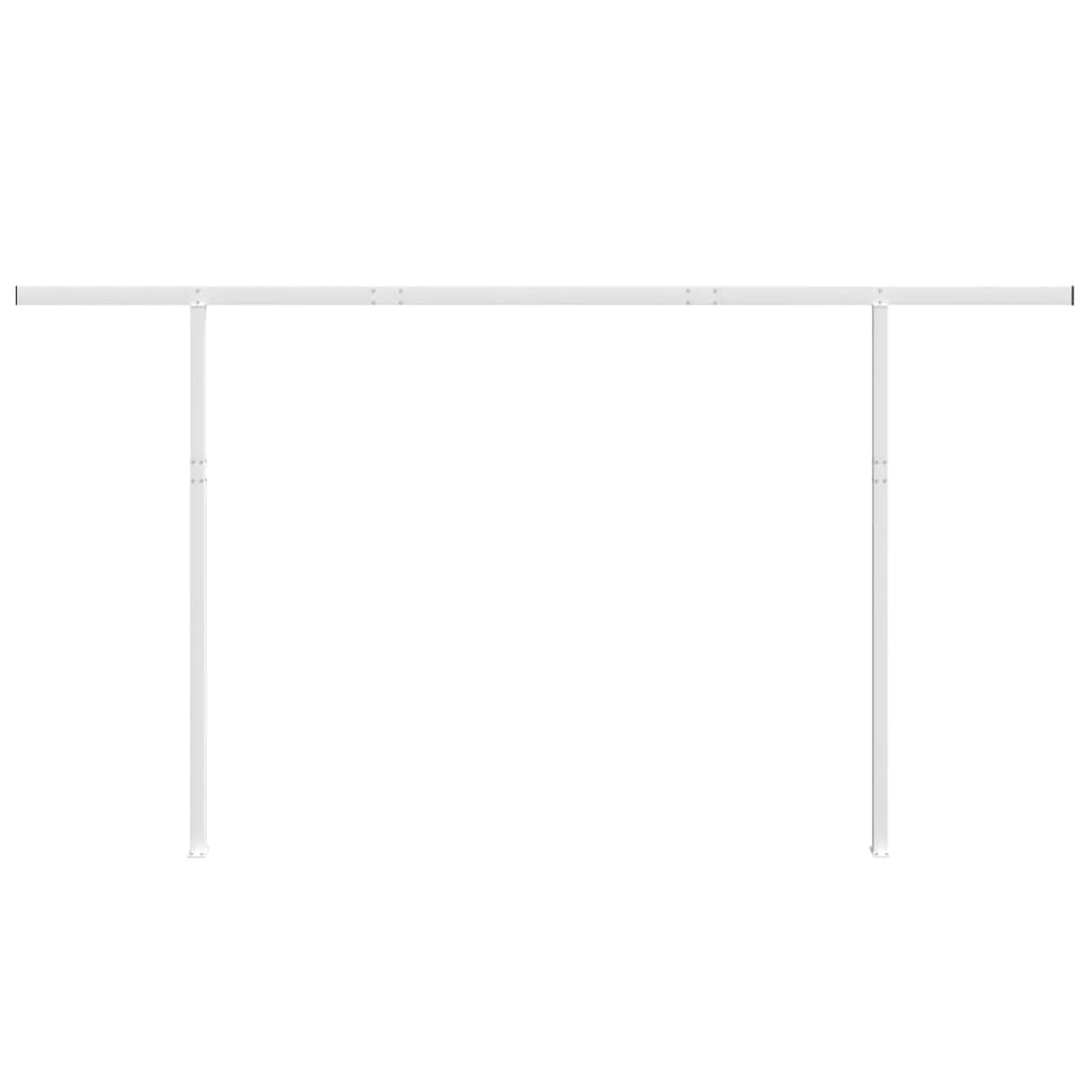 Ensemble de poteaux Vidaxl Laifel 450x245 cm blanc