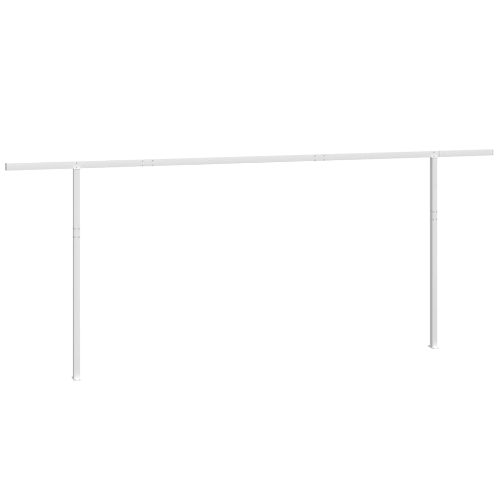 Vidaxl Laifel Polet Set 600x245 cm de fer blanc