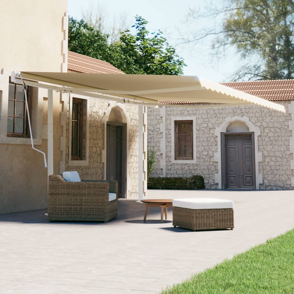 Vidaxl Laifel Polet Set 600x245 cm de fer blanc