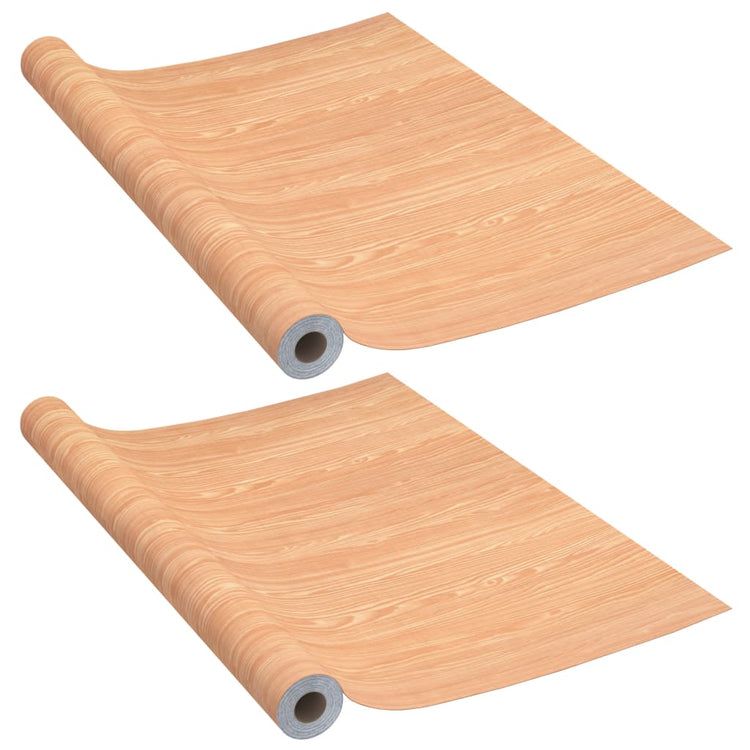 Vidaxl Door Filies auto-adhésif 2 ST 210x90 cm Couleur en PVC Esdoorn