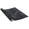 Vidaxl Meuble Huile auto-adhésive 500x90 cm PVC Black