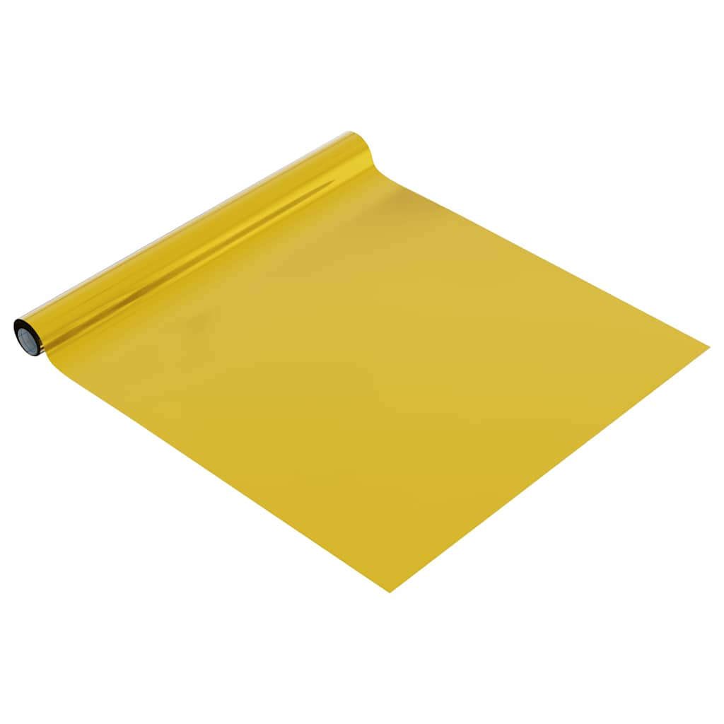 Vidaxl Meuble Huile auto-adhésive 500x90 cm PVC haut brillant or de couleur