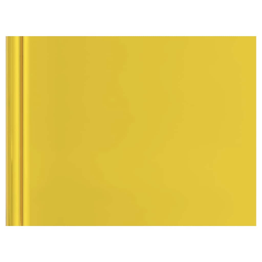 Vidaxl Meuble Huile auto-adhésive 500x90 cm PVC haut brillant or de couleur