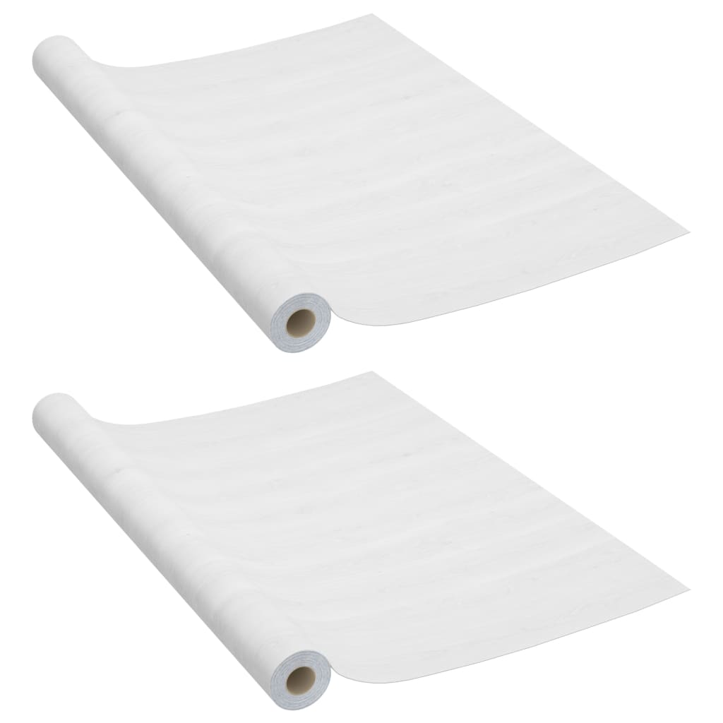 Vidaxl Meubles Huiles auto-adhésives 2 PCS 500x90 cm PVC sans couleur