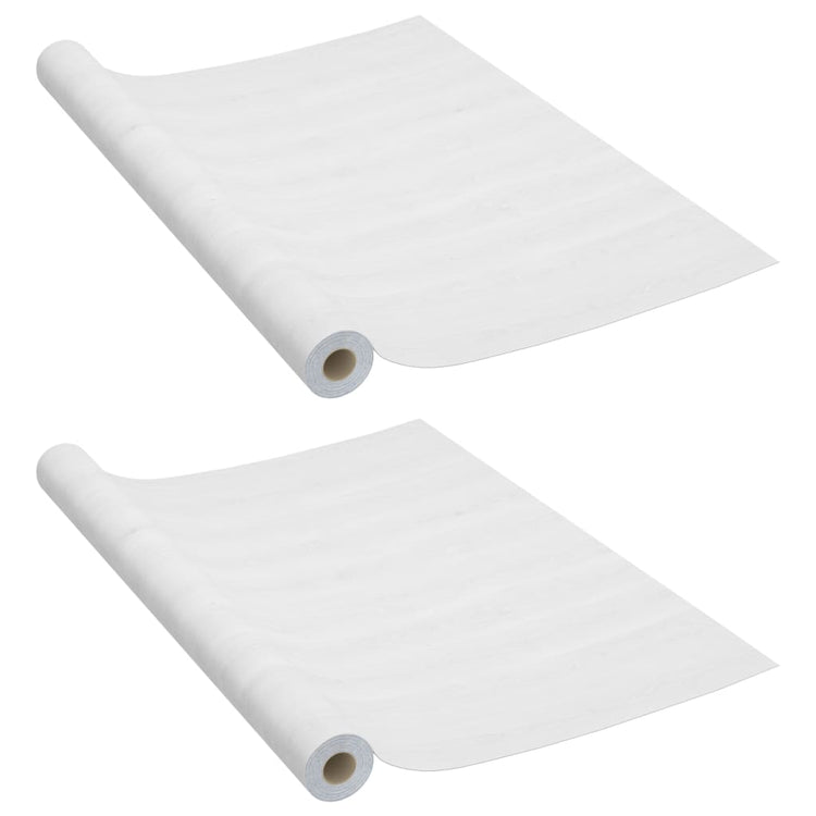 Vidaxl Meubles Huiles auto-adhésives 2 PCS 500x90 cm PVC sans couleur