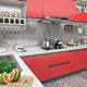 Vidaxl Meubles Huiles auto-adhésives 2 ST 500x90 cm PVC rouge