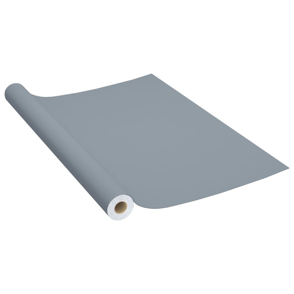 Vidaxl Meubles Huiles auto-adhésives 2 ST 500x90 cm PVC Gray