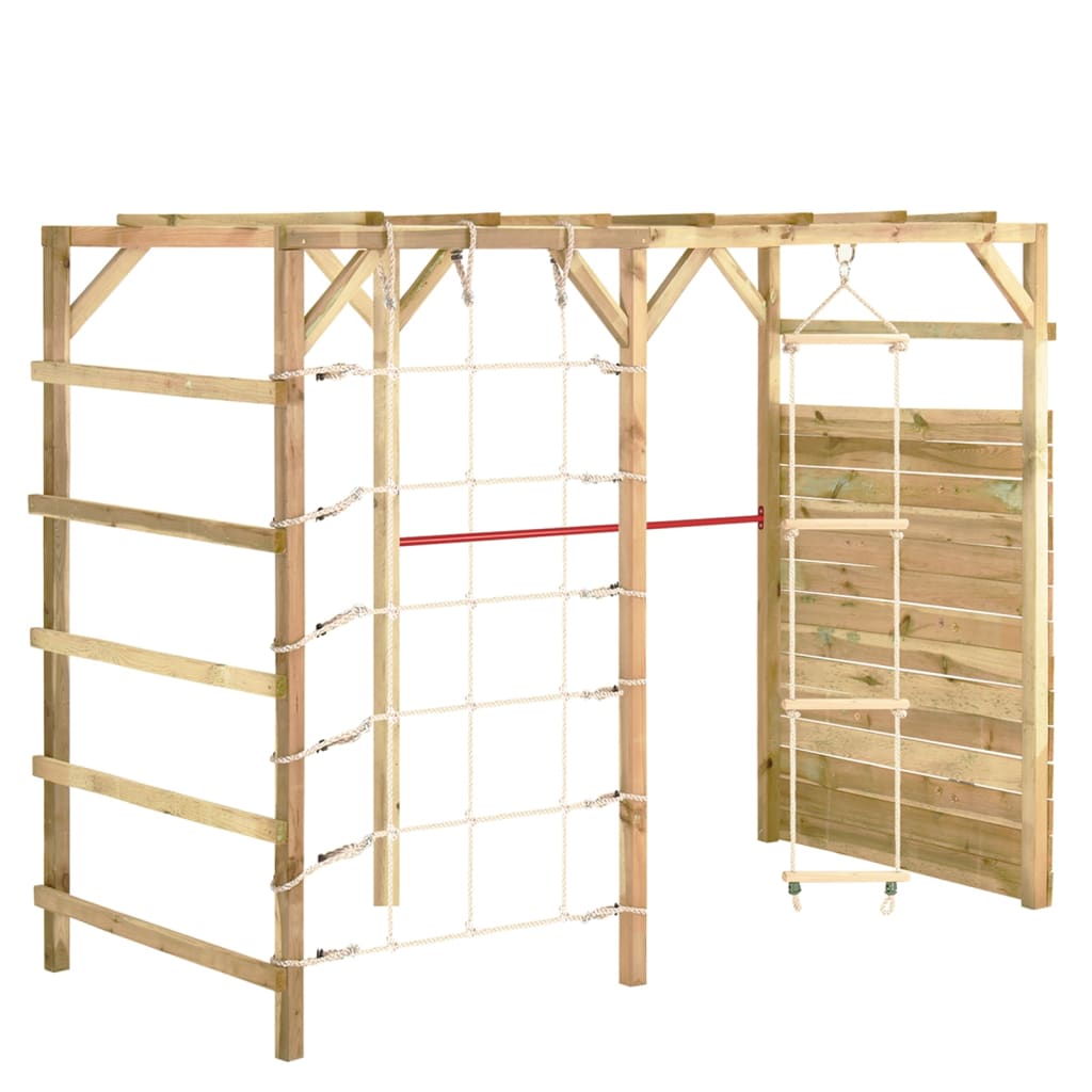 Cadre d'escalade Vidaxl 240x100x170 cm Pine imprégnée